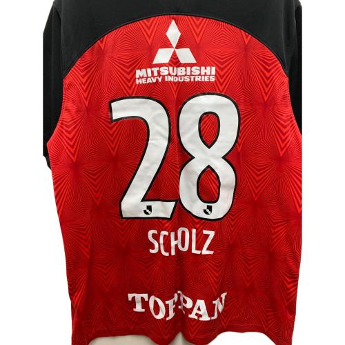 浦和レッズ (ウラワレッズ) サッカーユニフォーム メンズ SIZE 3XL レッド×ブラック