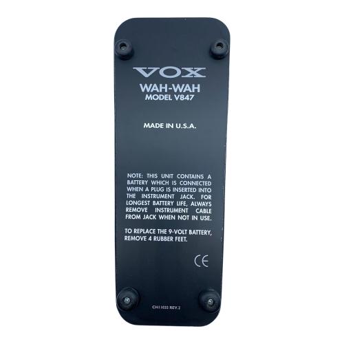 VOX (ヴォックス) ワウペダル V847