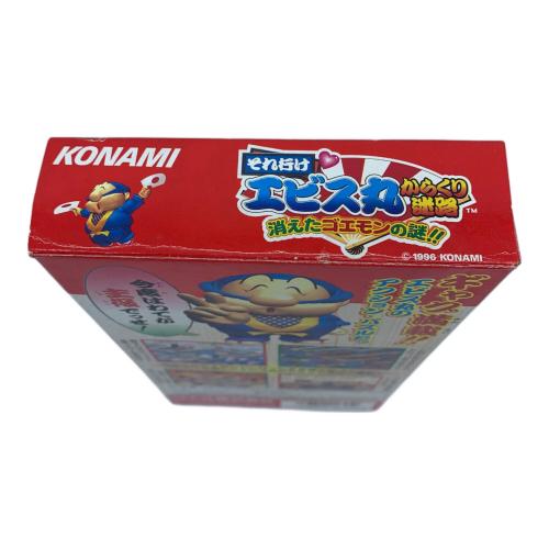 コナミ それ行けエビス丸からくり迷路 ファミコン用ソフト -