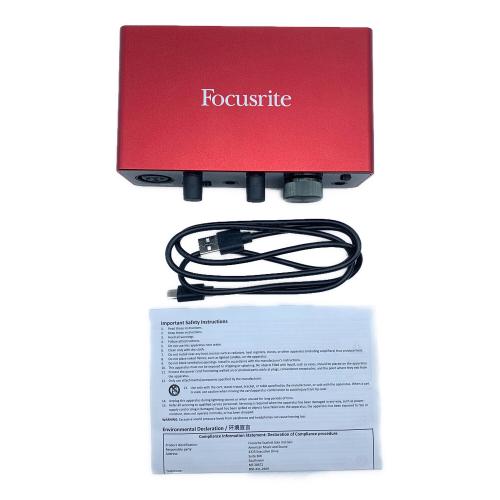 Focusrite (フォーカスライト) オーディオインターフェイス scarlett SOLO