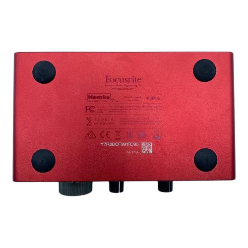 Focusrite (フォーカスライト) オーディオインターフェイス scarlett SOLO