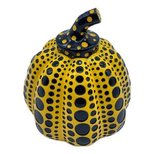 yayoi kusama (ヤヨイクサマ) ペーパーウェイト パンプキン イエロー×ブラック