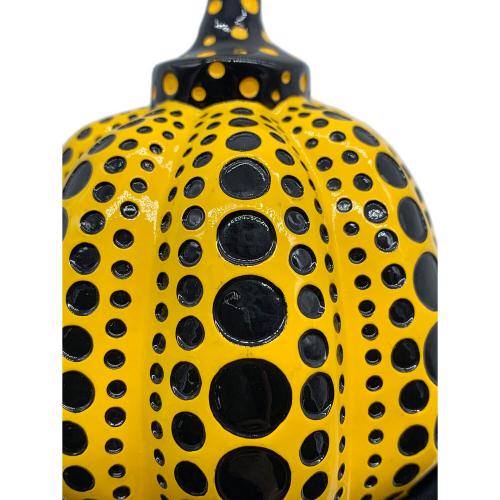 yayoi kusama (ヤヨイクサマ) ペーパーウェイト パンプキン イエロー×ブラック