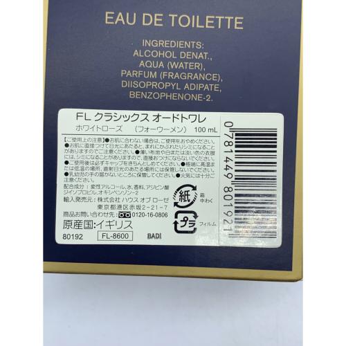 FLORIS (フローリス) オードトワレ ホワイトローズ 100ml 残量80%-99%