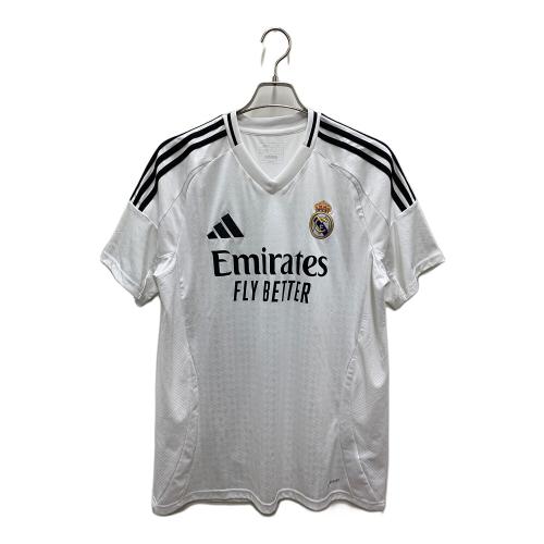 adidas (アディダス) サッカーウェア(トップス) レアル・マドリード メンズ 2XL ホワイト×ブラック