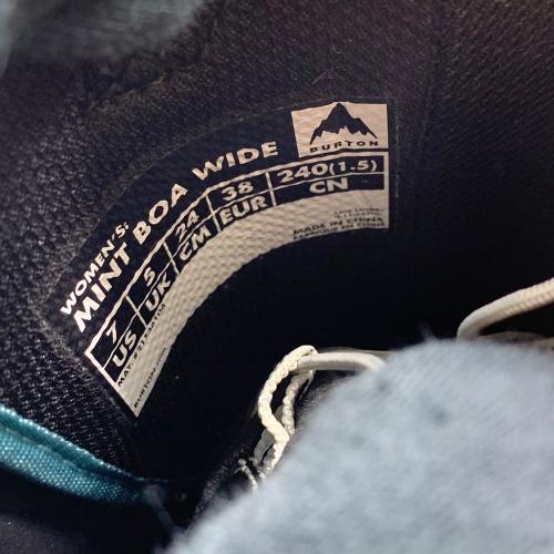 BURTON (バートン) スノーボードブーツ レディース size 7 スカイブルー