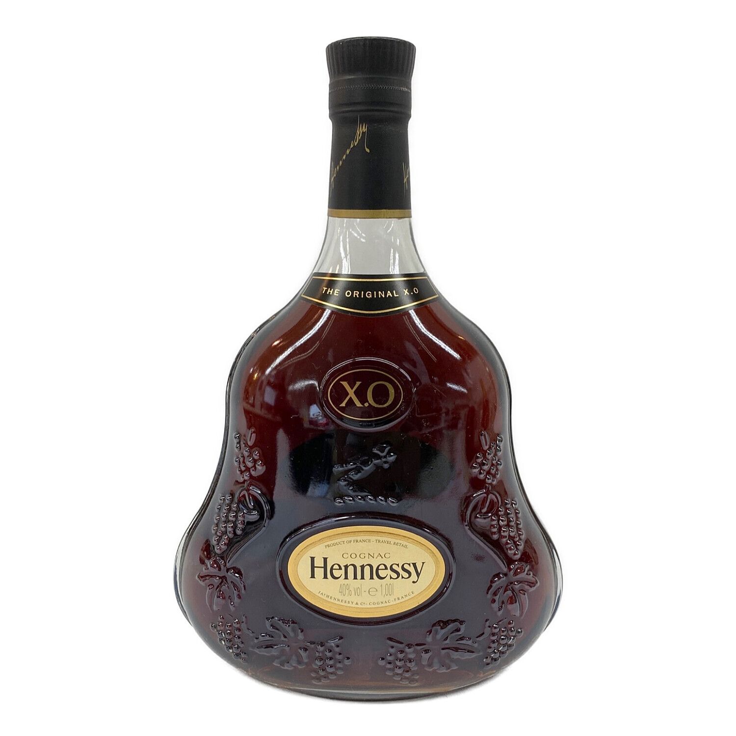 ヘネシー (Hennessy) コニャック 1000ml XO 黒キャップ 未開封