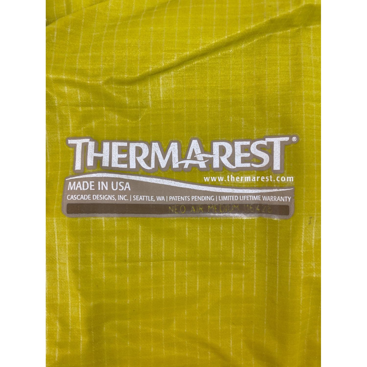 THERMAREST サーマレスト インフレータブル マット 旧ロゴ - 寝袋