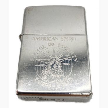 zippo スターリングシルバー アメリカンスピリッツ （□□ZIPPO 