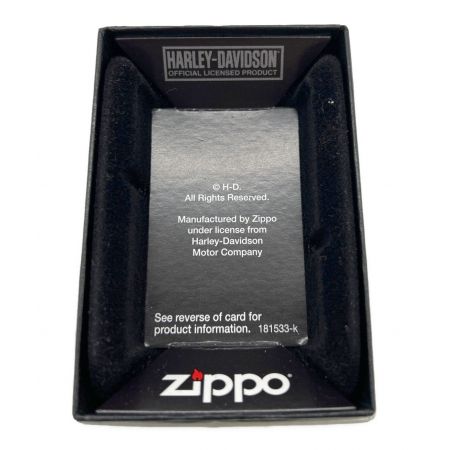 ZIPPO (ジッポ) ZIPPO HARLEY-DAVIDSON HDP-09 シルバー エスメタル 2022年製造 USA製