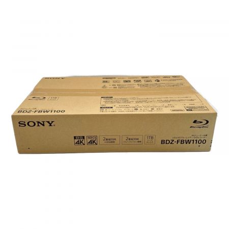SONY (ソニー) UltraHDブルーレイ/DVDレコーダー 未開封品 BDZ-FBW1100 2021年発売モデル -
