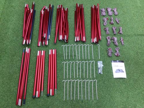 Snow peak (スノーピーク) ツールームテント FES-091 ランドロックPro. レッドフレームエディション 5～6人用