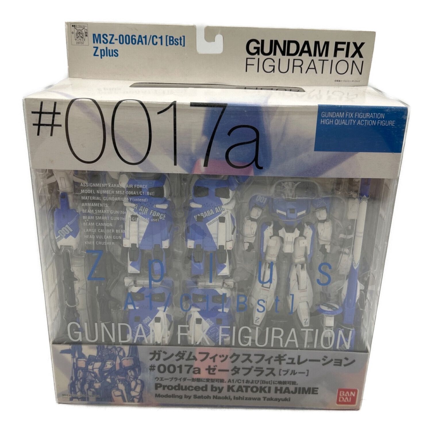 BANDAI (バンダイ) フィギュア #0017a ゼータプラス [ブルー] GUNDAM