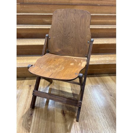 US AMERICAN SEATING (アメリカン シーティング) アンティークチェア ブラウン American Seating Company社製 木製