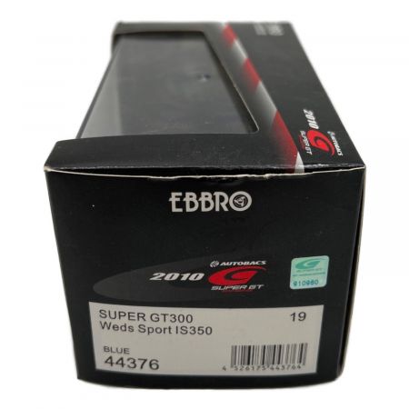 EBBRO (エブロ) ミニカー 1/43 Weds Sport IS350 SUPER GT300 2010 44376