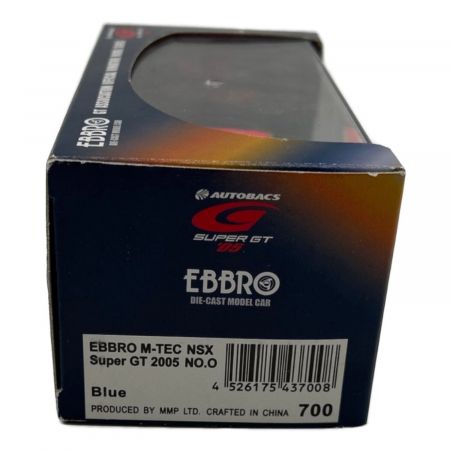 EBBRO (エブロ) ミニカー 1/43M-TEC NSX（No.0）2005スーパーGT30 700