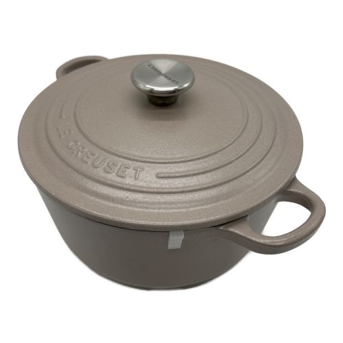 LE CREUSET (ルクルーゼ) ココット・ロンド グレー 22cm｜トレファクONLINE