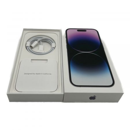 Apple (アップル) iPhone14 Pro MQ1E3J/A サインアウト確認済 350114361319515 ー SIMフリー 256GB バッテリー:Aランク(90%) 程度:Aランク iOS