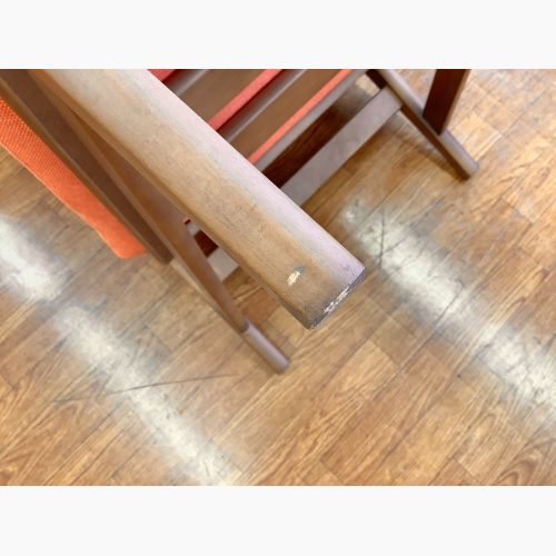 飛騨産業 (ヒダサンギョウ) L-Chair レッド 連結可能 肘なし SD16OB