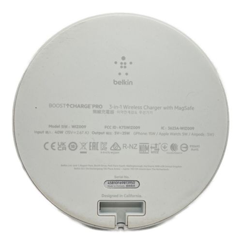 Belkin (ベルキン) ワイヤレス充電器 WIZ009 ホワイト