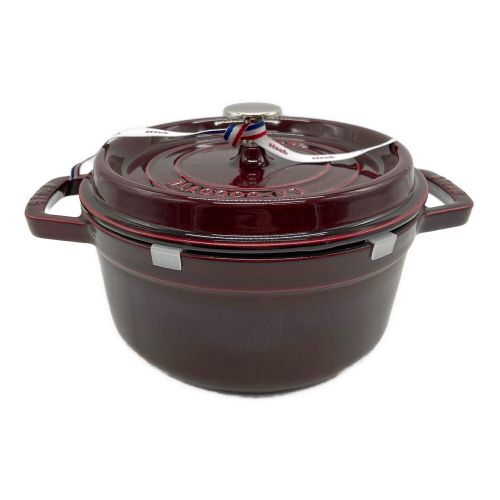 Staub (ストウブ) ココットラウンド 22cm グレナディンレッド 40509