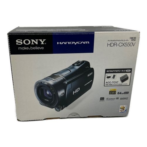 SONY (ソニー) デジタルビデオカメラ HDR-CX550V 22595｜トレファクONLINE