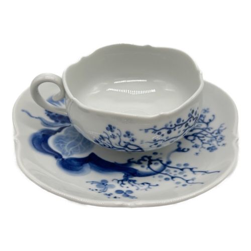 マイセン ブルーオーキッド ティーカップ＆ソーサー MEISSEN（ドイツ 