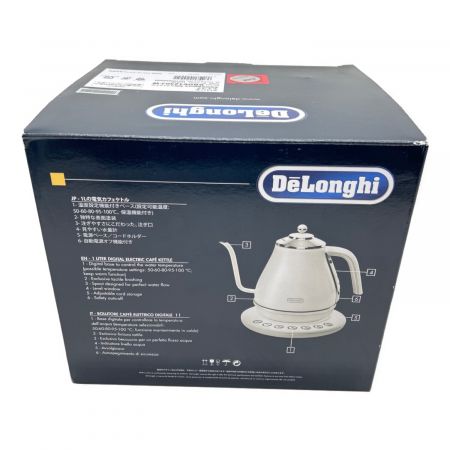 DeLonghi (デロンギ) 電気ケトル KB0E1230J-W 程度S(未使用品) 未使用品