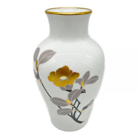大倉陶園 (オオクラトウエン) 花瓶 金蝕バラ