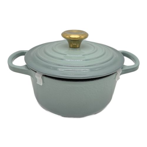 LE CREUSET (ルクルーゼ) 両手鍋 グリーン 16cm ココットロンド｜トレファクONLINE