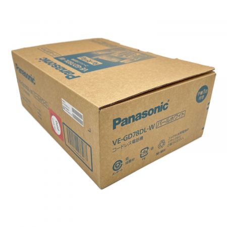 Panasonic (パナソニック) 子機付電話機 VE-GD78-W 通電のみ