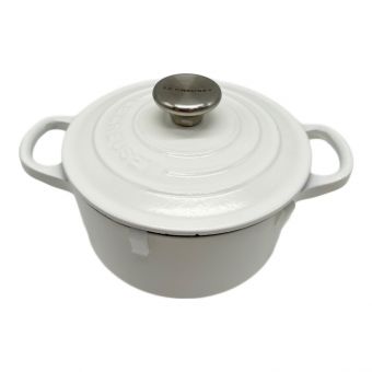 LE CREUSET (ルクルーゼ) ココット SIZE 14 ホワイト