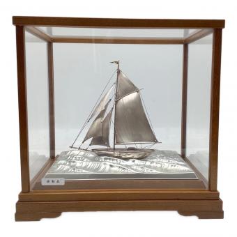 帆船 シミ有 銀製985