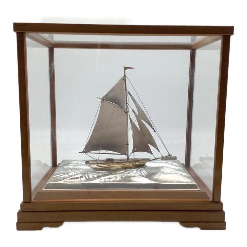 帆船 シミ有 銀製985