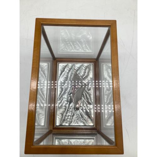 帆船 シミ有 銀製985