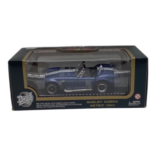 ROAD TOUGH (ロードタフ) ダイキャストカー 1:18スケール ブルー・箱ダメージ有 SHELBY COBRA 427S/C 1964