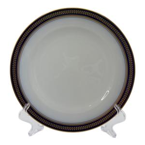 大倉陶園 (オオクラトウエン) プレート 20cm ゴールドウィング（瑠璃）