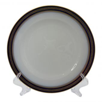 大倉陶園 (オオクラトウエン) プレート 20cm ゴールドウィング（瑠璃）