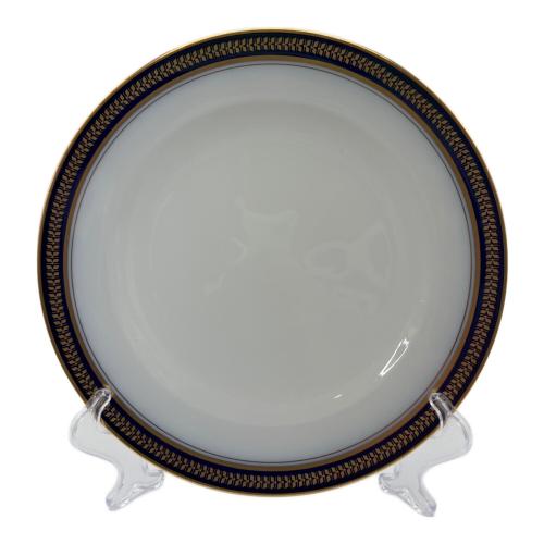 大倉陶園 (オオクラトウエン) プレート 20cm ゴールドウィング（瑠璃）