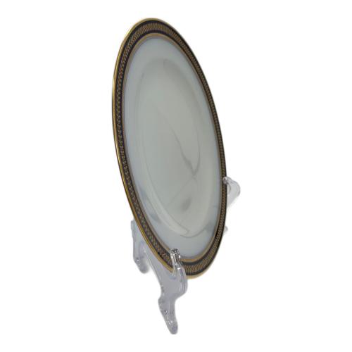 大倉陶園 (オオクラトウエン) プレート 20cm ゴールドウィング（瑠璃）