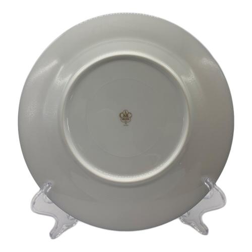 大倉陶園 (オオクラトウエン) プレート 20cm ゴールドウィング（瑠璃）