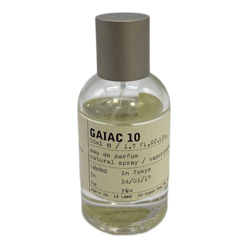 LE LABO (ル ラボ) オードパルファム GAIAC 10 50ml 残量約80%