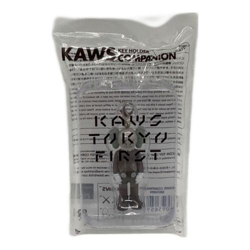 KAWS (カウズ) キーホルダー MEDICOM TOY COMPANION BROWN