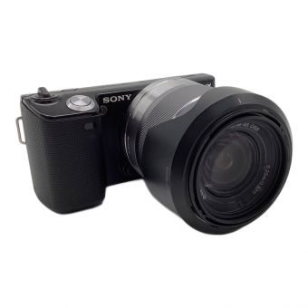 SONY (ソニー) ミラーレス一眼カメラ NEX-5 ダブルレンズキット APS-C 純正電池１つ付属 充電器欠品