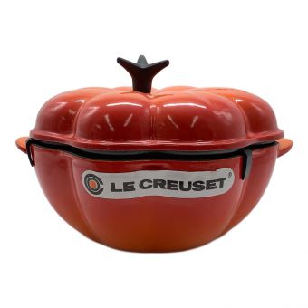 LE CREUSET (ルクルーゼ) キャセロール オレンジ ココット・パンプキン 22cm