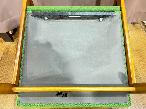 カリモク60 (カリモクロクマル) 1人掛けソファー グリーン W36180GW 布 Kチェア 1シーター