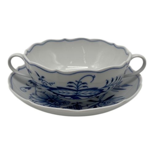 Meissen (マイセン) スープカップ&ソーサー ブルーオニオン