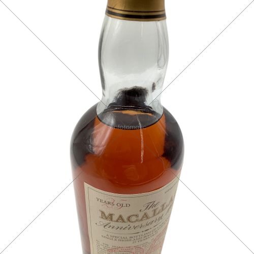 マッカラン (MACALLAN) スコッチウィスキー 43% 700ml アニバーサリーモルト 25年 未開封 1989年 ボトリング｜トレファクONLINE