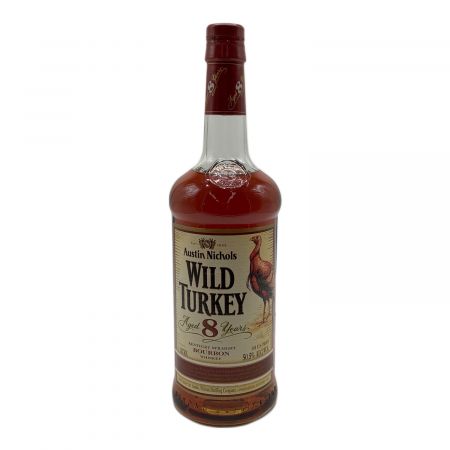 ワイルドターキー (WILD TURKEY) バーボン 1000ml 箱付 8年 旧ボトル 101USプルーフ 未開封｜トレファクONLINE