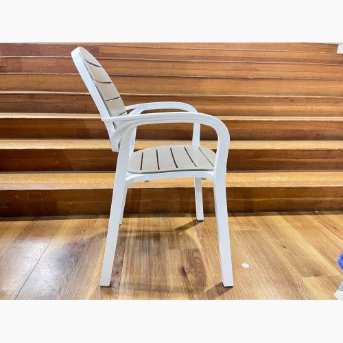 NARDI (ナルディ) Palma Arm Chair グレー×ホワイト